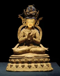 Tathagata Vairocana / Skulptur, 1300 n. Chr.