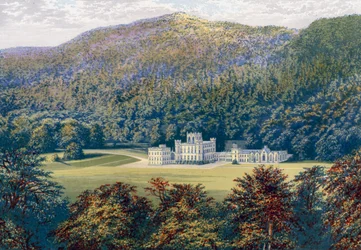 Taymouth Castle, Schottland, spätes 19. Jahrhundert