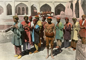 Teheran. Prozession der Derwisch-Märtyrer, 1900
