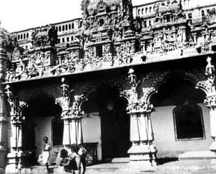 Tempel, Singapur, 1900