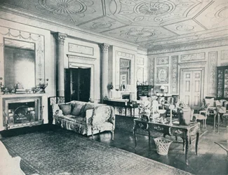 Der Adam-Salon, Stoke Edith, ca. 1909