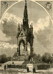 Das Albert Memorial, ca. 1876
