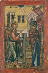 Die Verkündigung, frühes 14. Jahrhundert