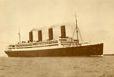 Die Aquitania Cunard Line, 45.647 Tonnen, um 1930