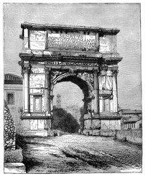 Der Titusbogen, Rom, Italien