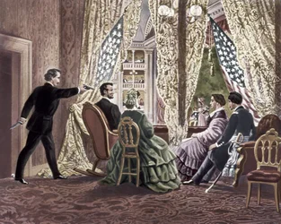 Die Ermordung Abraham Lincolns, 1865