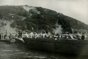 Der australische Landeplatz bei Gaba-Tepe, 1919