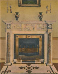 Der Bankettsaal-Kamin