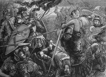 Die Schlacht von Flodden, 9. September 1513, ca. 1880