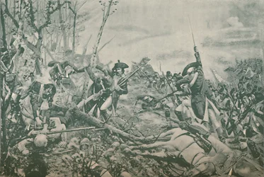 Die Schlacht von Jemmapes, bei Mons, Belgien, 6. November 1792, 1896