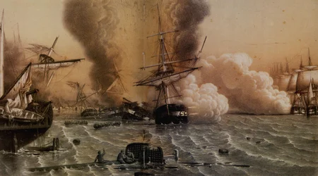 Die Schlacht von Sinop am 30. November 1853, Mitte des 19. Jahrhunderts