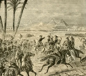 Die Schlacht der Pyramiden, 1798, 1890