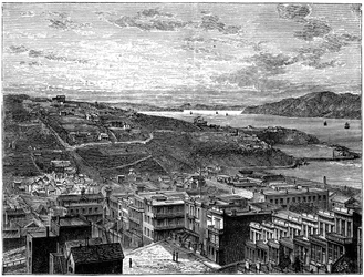 Die Bucht von San Francisco, Amerika