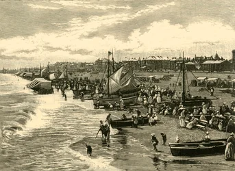 Der Strand, Yarmouth, 1898