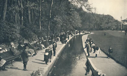 Der Bach, Untere Gärten, um 1910