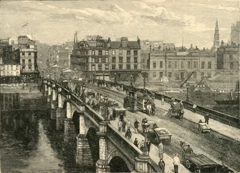 Die Broomielaw-Brücke, Glasgow