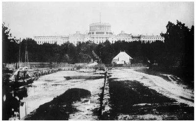 Das Kapitol ohne Kuppel, Washington DC, USA, ca. 1858, 1955