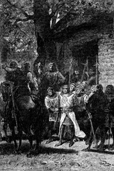 Die Gefangennahme von Richard Löwenherz, 1192, 1909