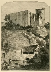 Die Burg von Falaise und der Brunnen von Arlette, 1890