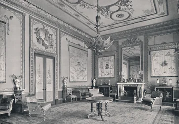Das Zentrale Zimmer, Buckingham Palace, Nordwest-Ecke