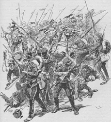 Der Angriff der österreichischen Lanzenreiter, 1902