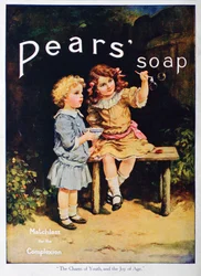 Der Charme der Jugend und die Freude des Alters, Pears Seifenwerbung, 1916