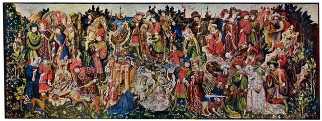 Die Chatsworth-Jagdteppiche, erste der Serie, 1930