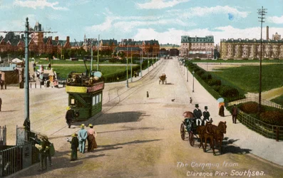 Der Common von Clarence Pier, Southsea, Hampshire, ca. 1904