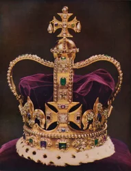 Die Krone von England, St. Edwards Krone, ca. 1937