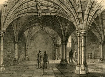 Die Krypta der Guildhall, 1897