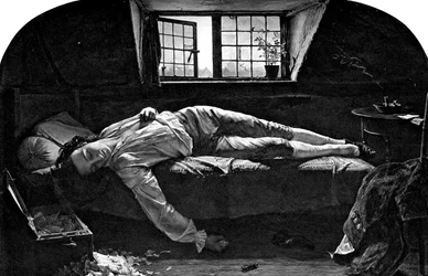 Der Tod von Chatterton, 1856-1900