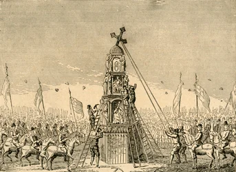 Der Abriss des Cheapside-Kreuzes, 1643, 1897