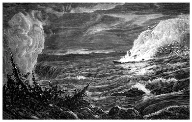 Die Zerstörung der Caroline, 1837, ca. 1860