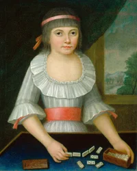 Das Domino-Mädchen, ca. 1790