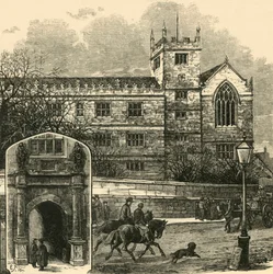 Das Portal. Die alte Grammatikschule, 1898