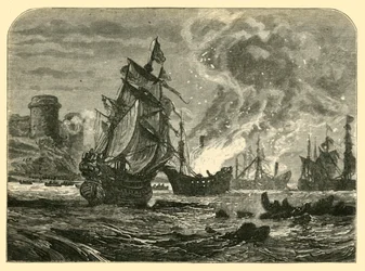 Die Niederländer in der Medway: De Ruyters Angriff auf Upnor Castle, 1667, 1890