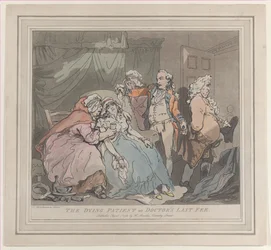Der sterbende Patient oder die letzte Gebühr des Arztes, 1. April 1786