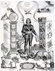 Das Emblem der englischen Ablenkungen