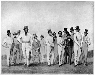 Die englische Cricket-Elf von 1846, 1912