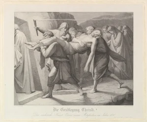 Die Grablegung, 1850