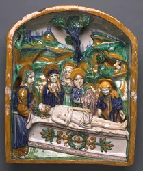 Die Grablegung, späte 1400er