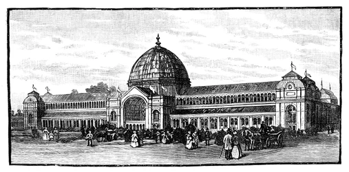 Das Ausstellungsgebäude von 1862