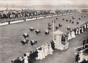 Das Ziel des Royal Hunt Cup, um 1903