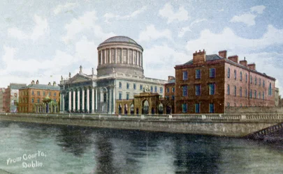 Die Vier Gerichte, Dublin, Irland, ca. 1900er-1920er Jahre