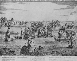 Der Vier-Tage-Kampf, ca. 1667