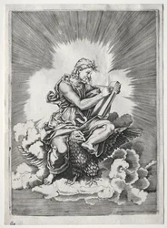 Die vier Evangelisten: St. Johannes, ca. 1518