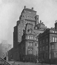 Das Fraternity Clubs Building von der Madison Avenue, New York City, 1924