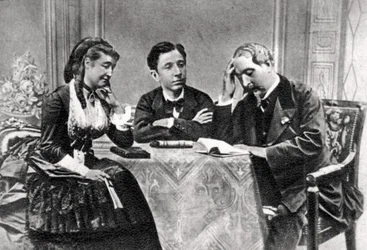 Die französische Kaiserfamilie im Exil, Chislehurst, Kent, 1871-1873
