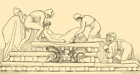 Das Begräbnis von Hector, 1890