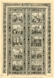 Die Ghiberti-Tore - Die Osttür des Baptisteriums in Florenz, 1882